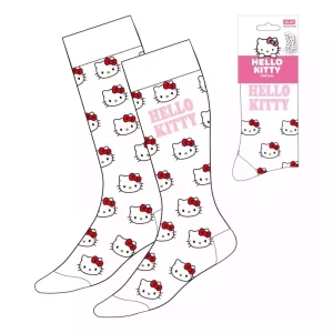 Calzini Sanrio Hello Kitty Faccina Bianchi 36-43