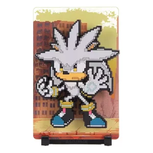 Sonic the Hedgehog (Moderno) FiGGYZ Magnetico Collezionabile Silver 11 cm