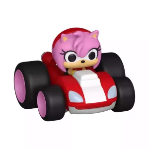 Sonic The Hedgehog - Amy Rose, Action Figure Diecast Super Racers, 5 cm