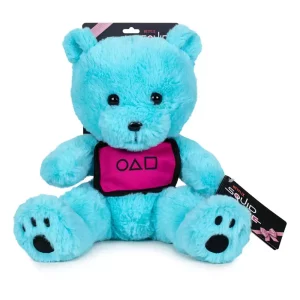 Peluche Squide Game, Orsetto con Cartoncino Retro