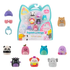 Squishmallow Squish a longs Mini Figure 8-Pack Stile 3 - 3 cm