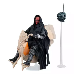 Star Wars: Episodio I - Black Series Veicolo con Action Figure Darth Maul & Sith Speeder - 25° Anniversario