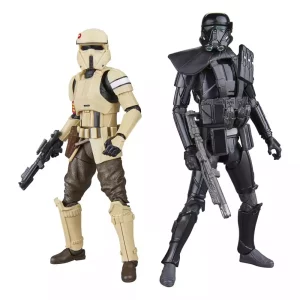 Star Wars: Serie Black - Doppia Figura Azione Shoretrooper e Death Trooper da 15 cm