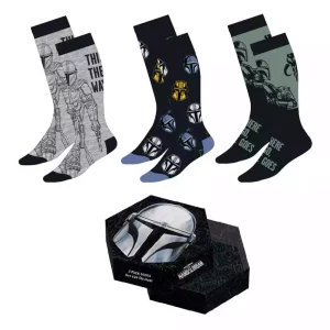 Star Wars: The Mandalorian - Calzini 3 Paia (Taglie 38-45)