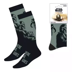 Calzini Star Wars: The Mandalorian - Mando & Grogu (38-45)