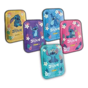 Scatola da Collezione Stitch - 5 Barattoli con Carte da Gioco