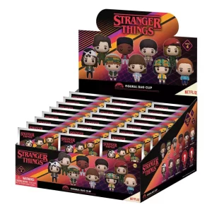 Stranger Things: Display 24 Clip da Borsa 3D PVC - Serie 4