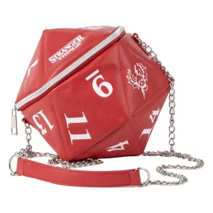 Borsa a Mano in Ecopelle Stranger Things con Dadi da Gioco