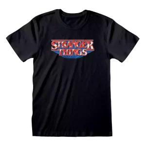 T-Shirt Stranger Things Logo Retro Taglia M