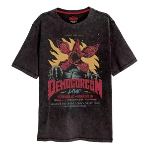 T-Shirt Stranger Things Vintage Demogorgon, Taglia L