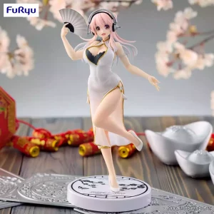 Statua PVC Super Sonico Trio-Try-iT: Abito Bianco, 21 cm