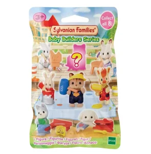 Sylvanian Families: Borsa Sorpresa Amici Cuccioli al Cantiere Edile - 5 cm