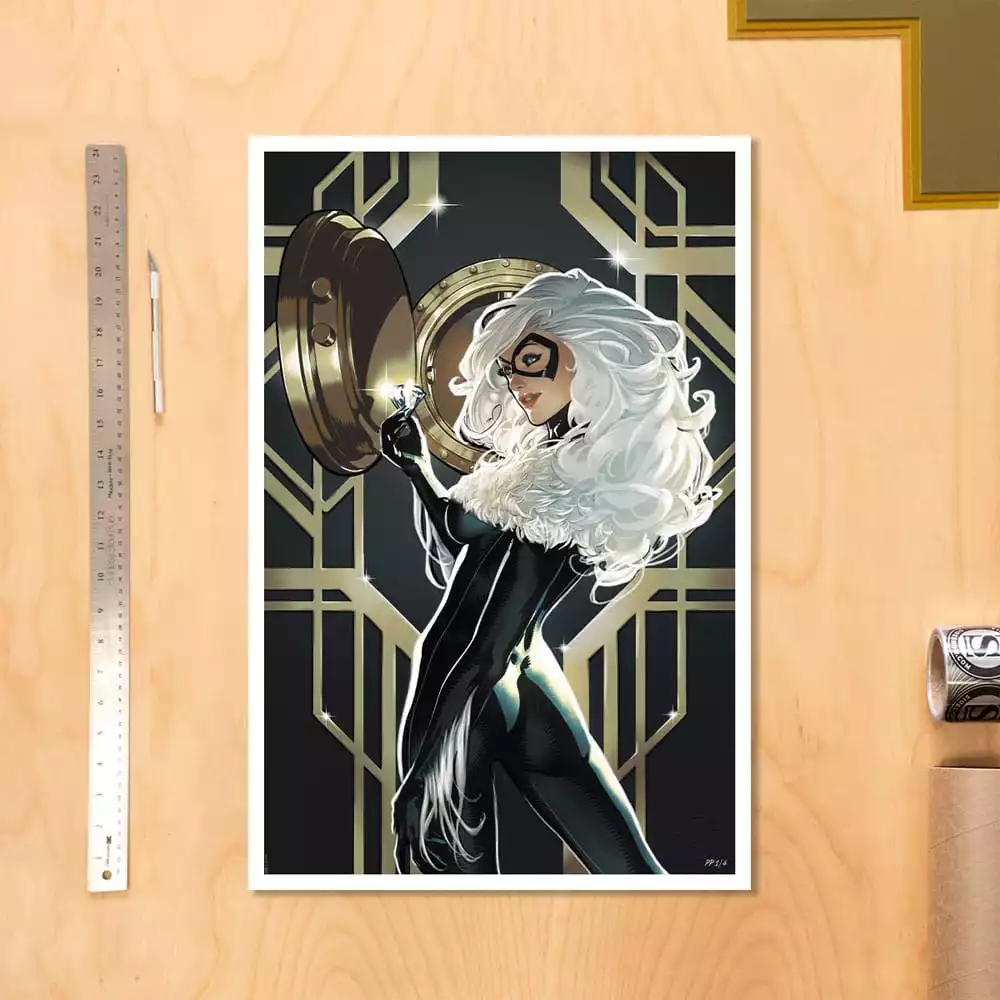 the-amazing-spider-man-art-print-cosmic-black-cat-61-x-41-cm-unframed-1765724538-1