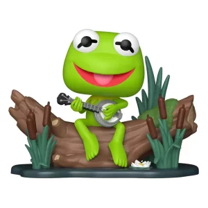 Funko POP! Deluxe Kermit con banjo, 9 cm