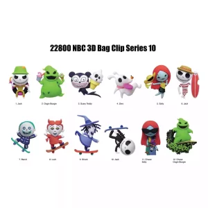 Esposizione di 24 Sacchetti Collezionabili in PVC – The Nightmare Before Christmas – Serie 10