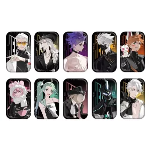 Display 10 Pin Badge Misteriosi To Be Hero Show Series