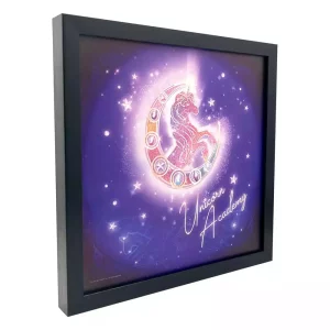 Poster Logo Accademia Unicorni con Luci