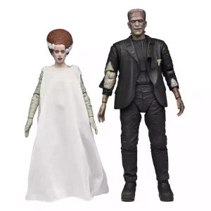Action Figures 2-Pack La Sposa di Frankenstein e Il Mostro - 90° Anniversario - 18 cm