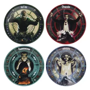 Sottobicchieri Collezionabili Universal Monsters - Confezione da 4