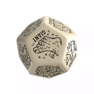 Viridian Dado Mostro Generatore Jumbo D12 Beige