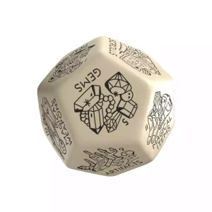Dado Tesoro Viridian Jumbo D12 Beige