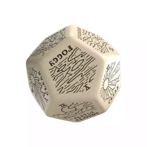 Dado Viridian Jumbo Generatore di Meteo D12 Beige