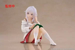 Statua PVC Elaina - Wandering Witch: Il Viaggio di Elaina - Abiti Casual - Versione Rinnovata, 13 cm