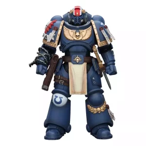Action Figure Warhammer 40,000 Ultramarines Titus con Laureli della Vittoria 13 cm