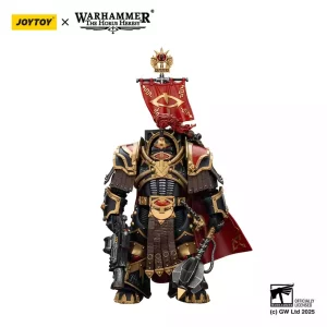 Action Figure Joy Toy Warhammer 40.000 Sons of Horus Cataphractii Praetor con Combi-Melta e Power Maul - 14 cm