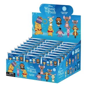 Display 24 Bustine Sorpresa Winnie the Pooh Portachiavi 3D in Schiuma