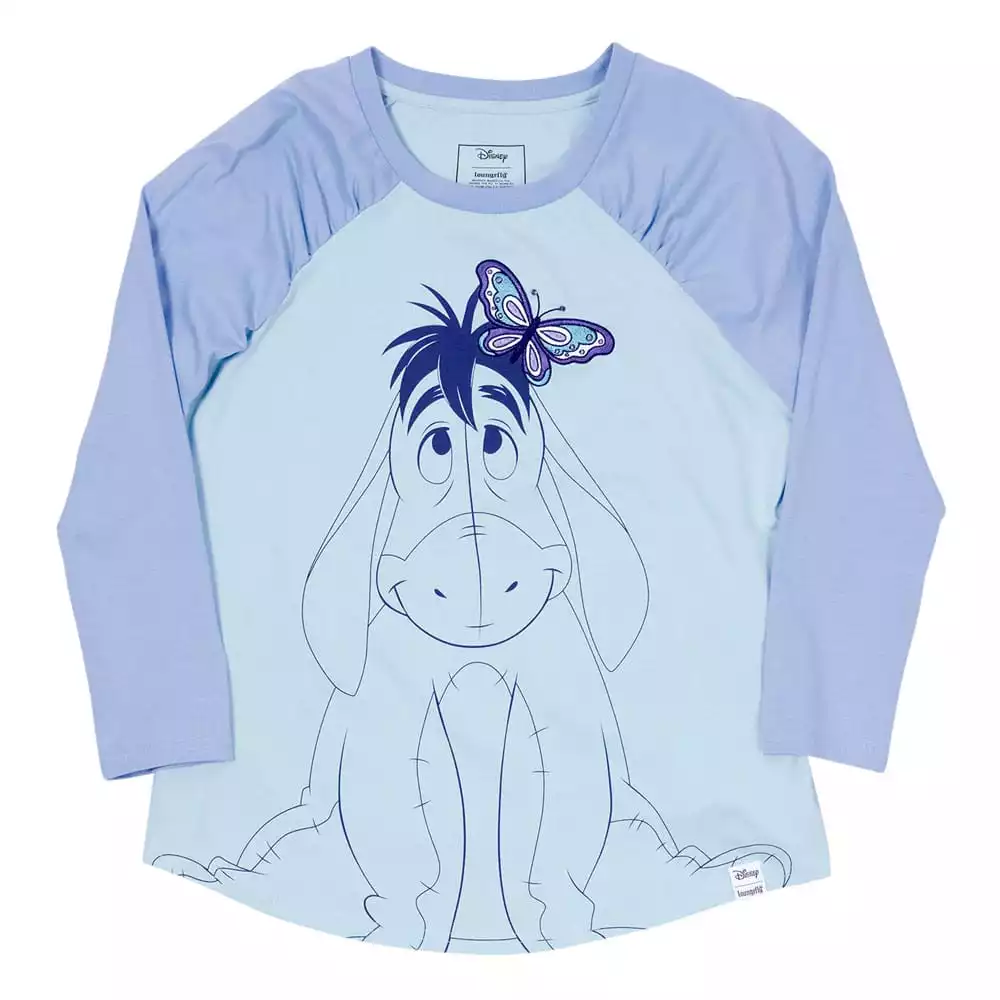 winnie-the-pooh-by-loungefly-tee-t-shirt-unisex-eeyore-shirred-raglan-size-s-1765708952-0