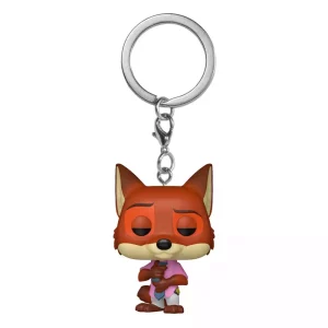 Zootopia 2 Pocket POP! Portachiavi Vinilici 4 cm Nick Wilde Display (12)