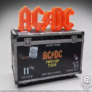 Statua AC/DC Rock Ikonz On Tour PWR UP Tour - Road Case Edizione Limitata