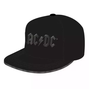 Cappello Snapback ACDC Logo Lucido Nero