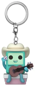 Adventure Time Portachiavi Pocket POP! 4 cm - Cowboy BMO con Chitarra (Display da 12)