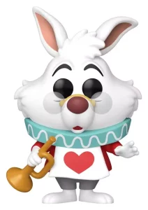 Alice nel Paese delle Meraviglie POP! Vinyl Figure: Bianconiglio con Corno - 9 cm