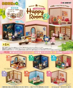 Animal Crossing Mini Figure Happy Room 2 - Display (6 Blind Box)