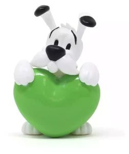 Asterix: Mini Statuetta PVC Dogmatix Cuore Verde - 4.5 cm
