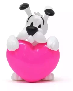 Asterix: Statuetta PVC Dogmatix Cuore Rosa - 4.5 cm