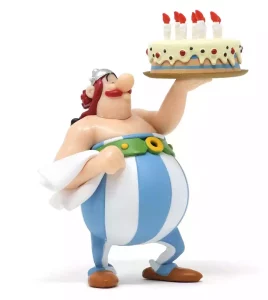 Asterix: Statuetta PVC Obelix Compleanno - 8.5 cm