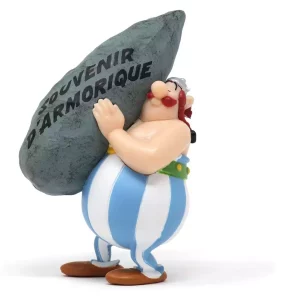 Asterix: Statuetta PVC Obelix - Souvenir dell'Armorica, 9 cm