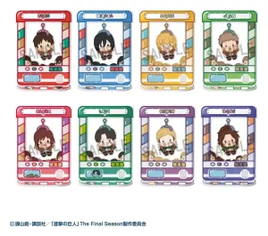 Attack on Titan Chara Catcher: Action Figure in Acrilico da 9 cm - Blind Box Display (8)