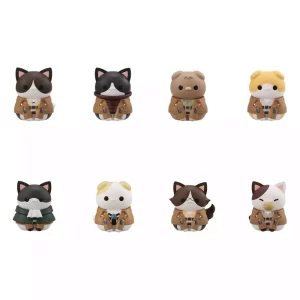 Attack on Titan Mega Cat Project Mini Figure Tinyan - Display da 8 (Ripetibile)