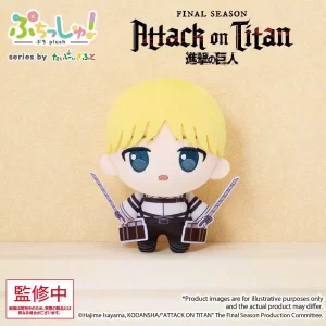Puchish! Plush Figure Armin Arlert da Attack on Titan – Vol. 1 (12 cm)