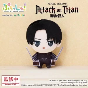 Puchish! Plush Figure Levi Ackerman da Attack on Titan – Vol. 1 (12 cm)