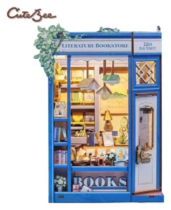 Book Nook Libreria Letteraria 17 x 12 cm