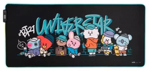 Tappetino Mouse LED XXL BT21 - 90 x 40 cm