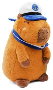 Peluche Capibara Capy Captain - 23 cm