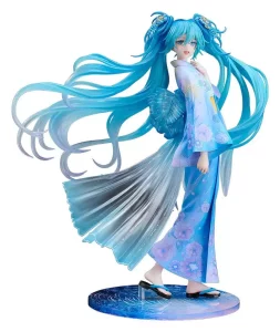 Character Vocal Series 01: Hatsune Miku - Statuetta PVC 1/7 Music & Fire Works Ver.
