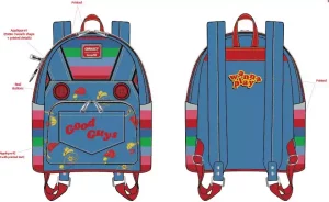 Zaino Loungefly Childs Play Chucky Cosplay